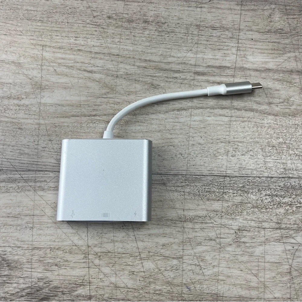 USB C Adapter Port To HDMI + USB C + USB Ports